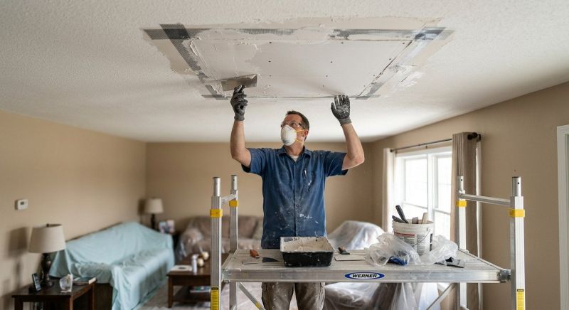 Bedroom Ceiling Repair in Olathe, KS