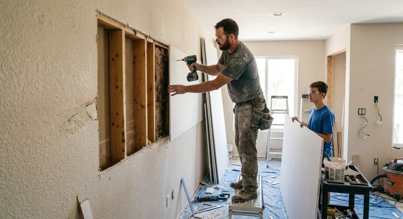 Ceiling Drywall Replacement in Kansas City, MO