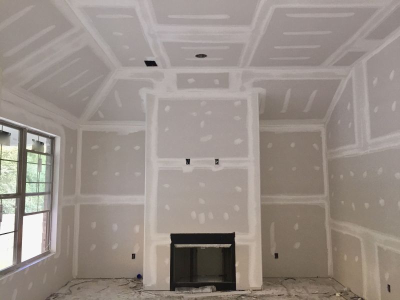 Ceiling Drywall Setup