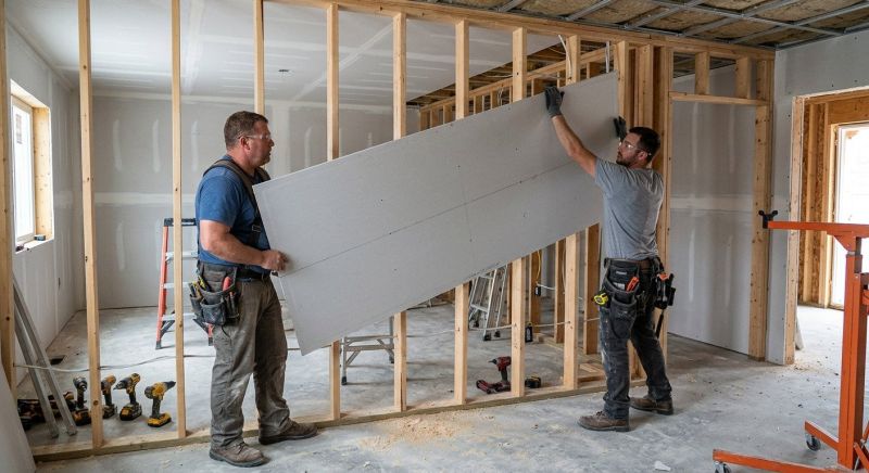 Garage Wallboard Installation in Overland Park, KS