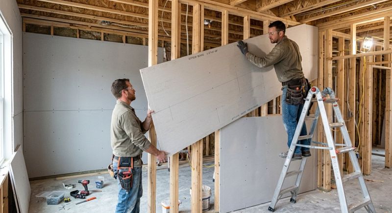 Gypsum Board Installation in Wilmington, NC